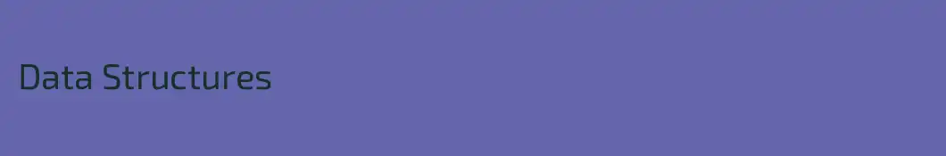 Data Structures